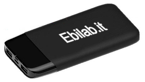 Powerbank mod Flash Powerbank con logo luminoso led